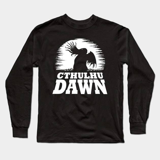 Cthulhu Dawn Long Sleeve T-Shirt by Paul Mudie